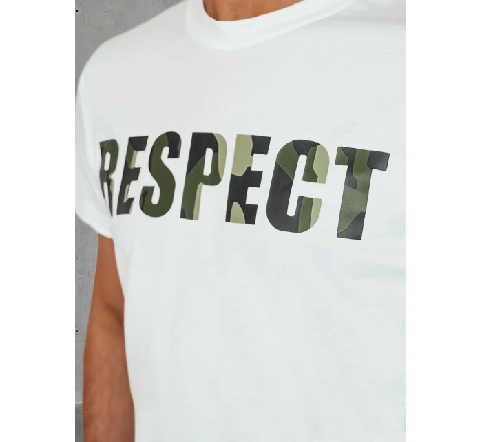 Pánské tričko s potiskem bílé Dstreet model 21988504 - FashionStreet