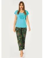 Kľúč LNS 582 A26 cr/r S-XL dámske pyžamo