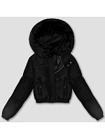Černá krátká zimní bunda typu  model 21483436 - J.STYLE