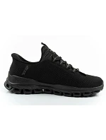 Pánske topánky Skechers Sneakers Glide-Step Pohodlné ľahké tenisky Slip-Ins black