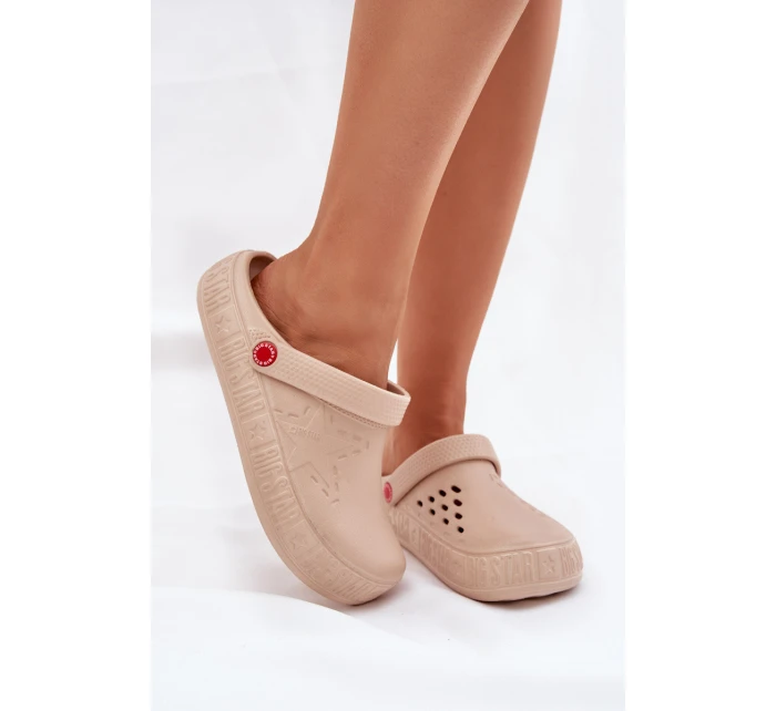 Dámské Lehké Pantofle Big Star model 21682541 Béžové - Big Star Shoes