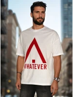 Pánské tričko s potiskem bílé Dstreet model 21988564 - FashionStreet