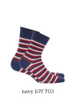 Pánske ponožky Wola Perfect Man vzorované W 94N03 Casual