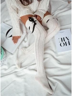 Ponožky Milena 0835-001 Čipkovaná stuha 37-41