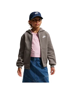 Detská mikina Nike Sportswear Club Fleece, sivá, FD3004, 289
