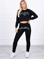 Atlanta tlačená sada čierna