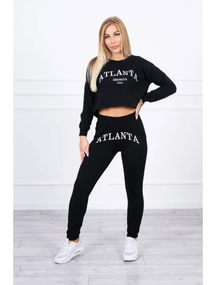 Atlanta tlačená sada čierna Atlanta tlačená sada čierna