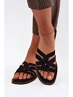 Dámské ploché sandály s pásky model 22125726 - Boto