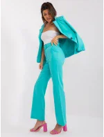 Spodnie DHJ SP model 19485371 turkusowy - FPrice Spodnie DHJ SP model 19485371 turkusowy - FPrice