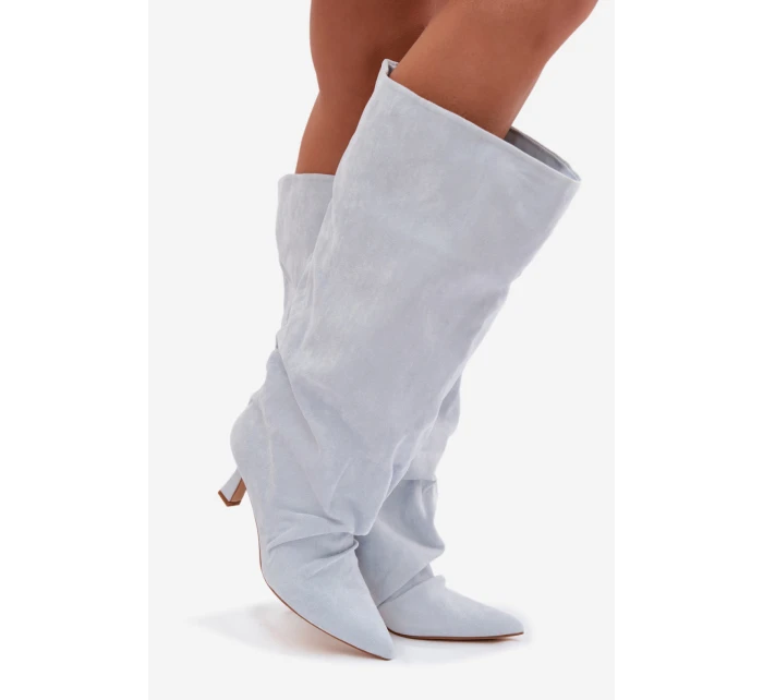 Kozačky na podpatku  model 225194 Step in style