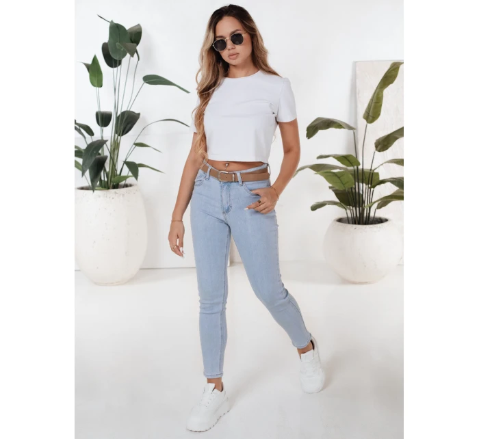 Dámske úzke džínsy BLUEVIBE blue FashionStreet UY2679