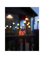 SOLÁRNA LAMPA TANCUJÚCA VO VETRE BIELE GULE 6 LED 72CM