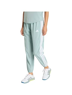 Dámske nohavice adidas Workout Essentials 3-Stripes Woven mint KC5494