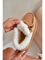 Śniegowce Damskie Na Platformie Z Futerkiem Typu Branek Camel Ciabellae Śniegowce Damskie Na Platformie Z Futerkiem Typu Branek Camel Ciabellae