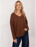 Blúzka DHJ BZ 19238.26 hnedá - FPrice Blúzka DHJ BZ 19238.26 hnedá - FPrice