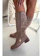 Topánky na klinoch Acorn NS596P beige - Seastar