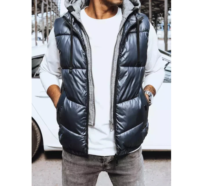 Pánská tmavě modrá vesta Dstreet model 21965339 - FashionStreet