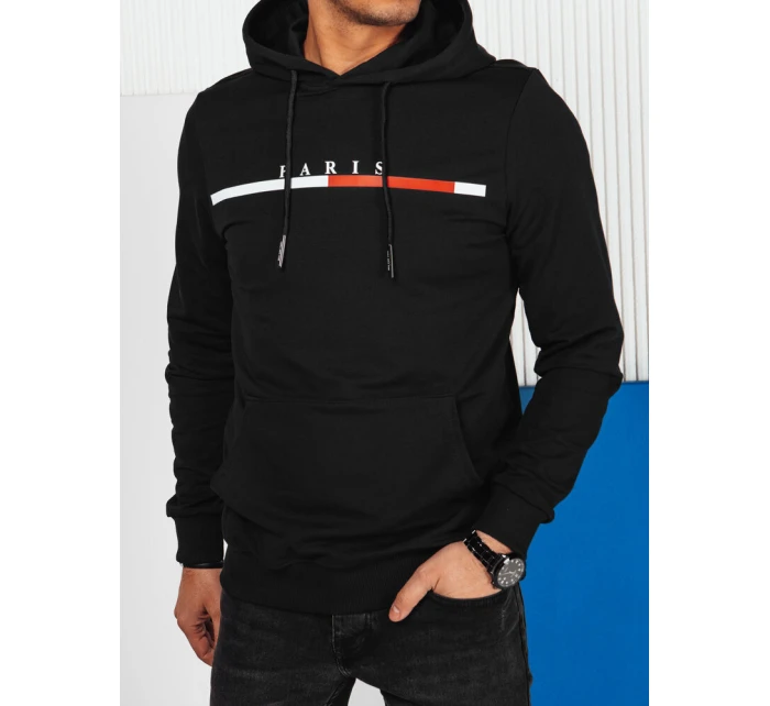 Pánská mikina s potiskem černá Dstreet model 21976198 - FashionStreet