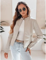 Dámska kožená bunda LOVEBIKER sivá FashionStreet TY5214