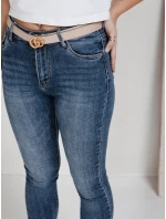 Dámske skinny džínsy modré FashionStreet UY2816 Dámske skinny džínsy modré FashionStreet UY2816