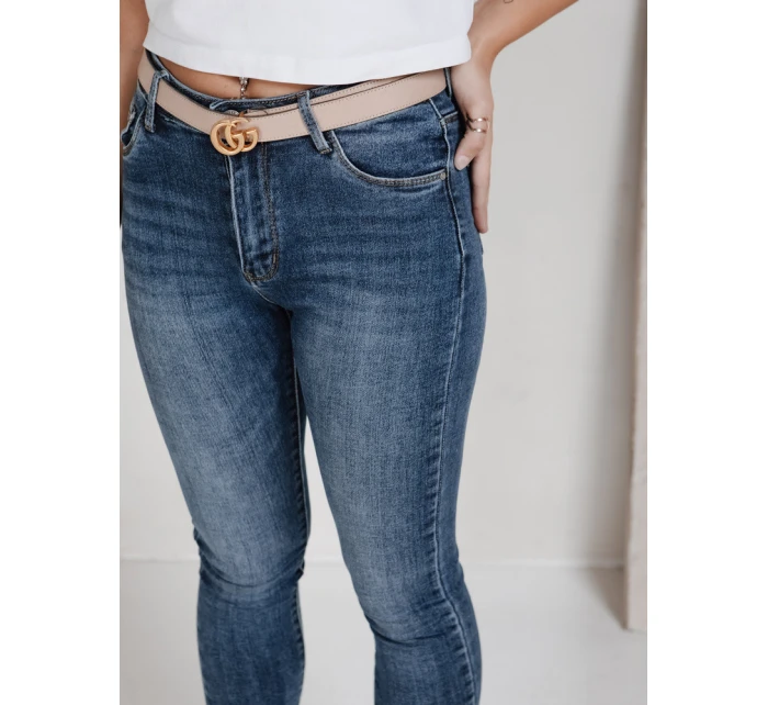 Dámske skinny džínsy modré FashionStreet UY2816 Dámske skinny džínsy modré FashionStreet UY2816