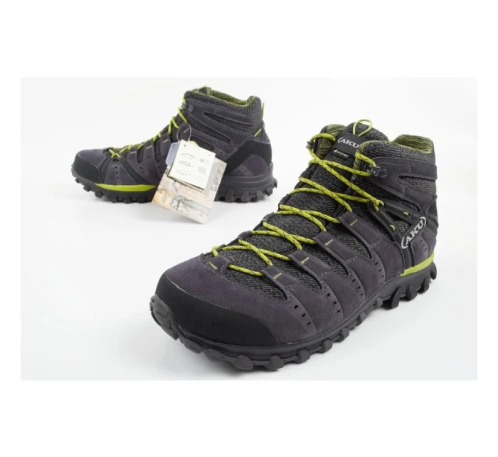 Aku Alterra Gore-tex pánska treková obuv lightweight grey green