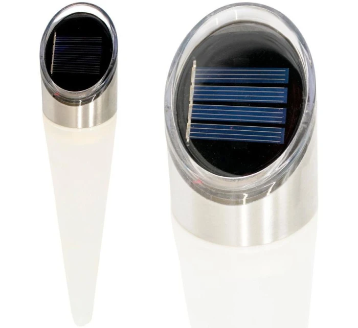 LAMPA SOLARA 4 LED 2 FARBY 32,5CM LAMPA SOLARA 4 LED 2 FARBY 32,5CM