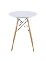 Okrúhly stôl MATERA WHITE 60x60 cm