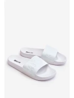 Damskie Modne Klapki Big Star LL274A159 Białe