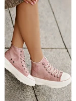 Zateplené Dámské Tenisky Na Platformě Big Star model 21676727 Růžové - Big Star Shoes