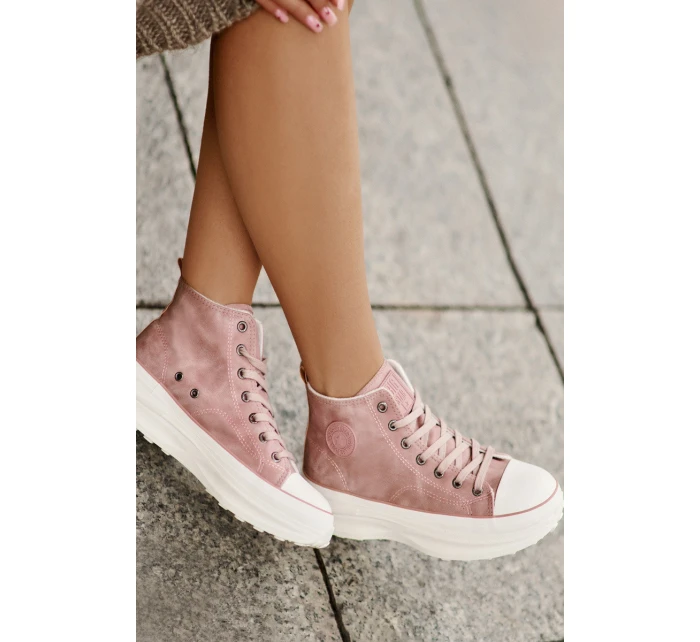 Zateplené Dámské Tenisky Na Platformě Big Star model 21676727 Růžové - Big Star Shoes