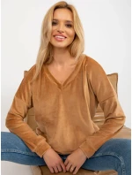 Mikina RV BL 8441.07P ťava Mikina RV BL 8441.07P ťava