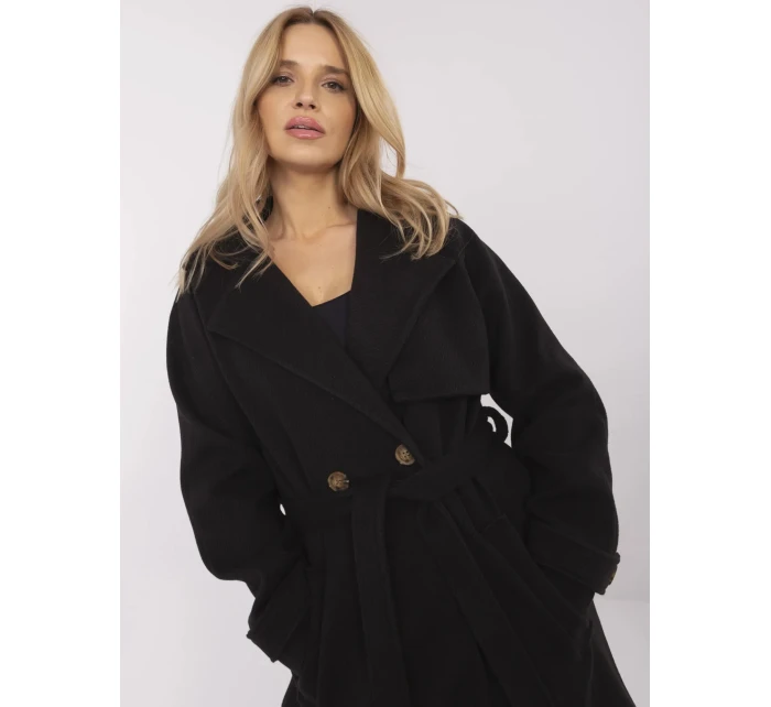 Kabát TW EN BI 2309.86 čierny Kabát TW EN BI 2309.86 čierny