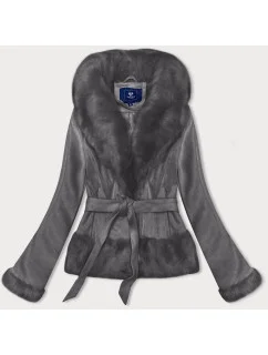 Dámska krátka bunda Ann Gissy graphite (K0327)