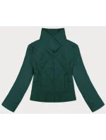 Zelená dámská prošívaná bunda se stojáčkem model 19739198 - MADE IN ITALY Zelená dámská prošívaná bunda se stojáčkem model 19739198 - MADE IN ITALY