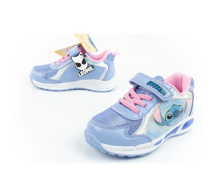 Leomil Stitch detská športová obuv tenisky ľahké suchý zips LED