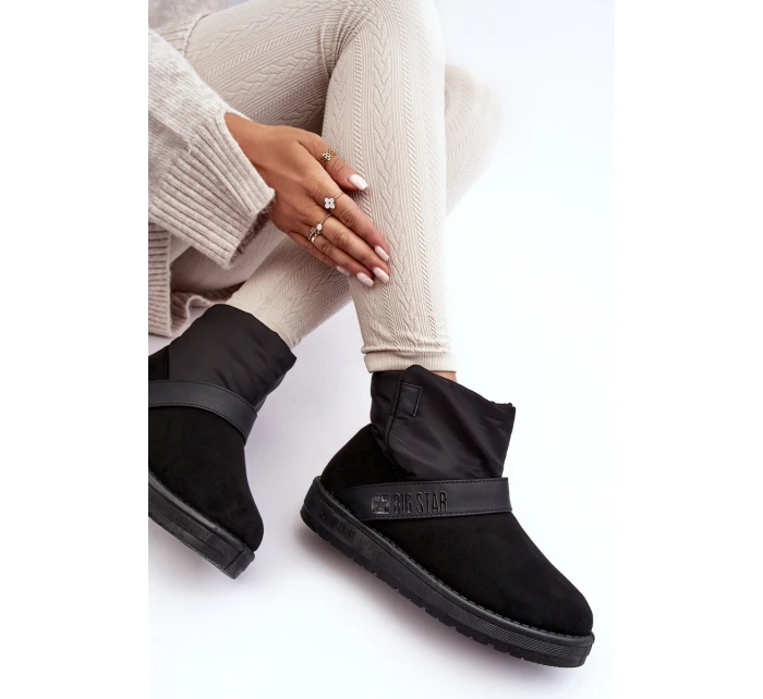 sněhule na platformě černé Big Star model 21637032 - Big Star Shoes