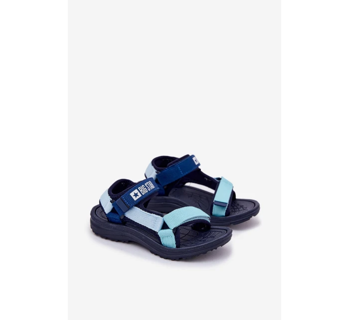 Sandały Dziecięce Na Rzepy Big Star RR374520 Granatowe Sandały Dziecięce Na Rzepy Big Star RR374520 Granatowe