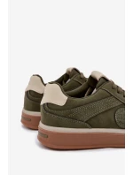 Pánské Nízké Tenisky Big Star model 21706183 HIPOLY SYSTEM Khaki - Big Star Shoes Pánské Nízké Tenisky Big Star model 21706183 HIPOLY SYSTEM Khaki - Big Star Shoes