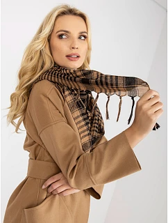 Dámský šátek AT CH model 22361661 černý a béžový - FPrice