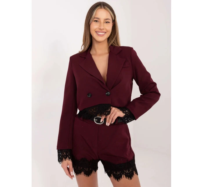 Szorty IT SN model 21799736 bordowy - FPrice