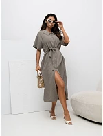 Sukienka MI SK model 22123745 ciemny bezowy - FPrice