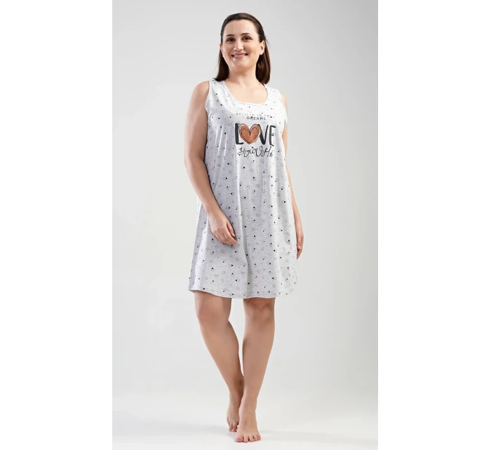 Dámska nočná košeľa na ramienka Love