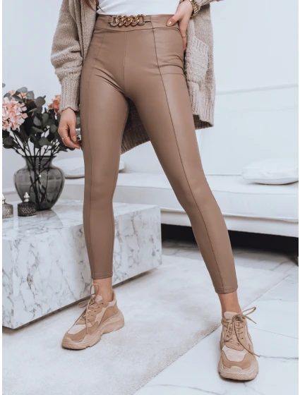 Dámské legíny béžové Dstreet model 21964251 - FashionStreet