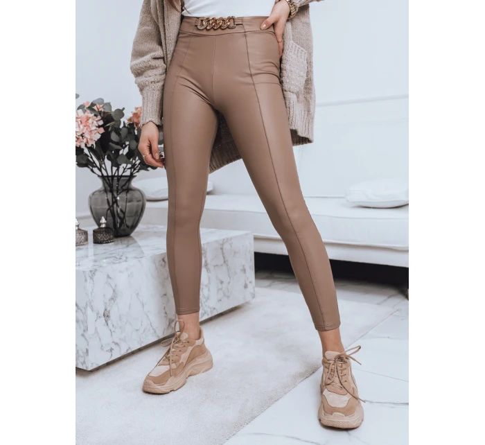 Dámské legíny béžové Dstreet model 21964251 - FashionStreet