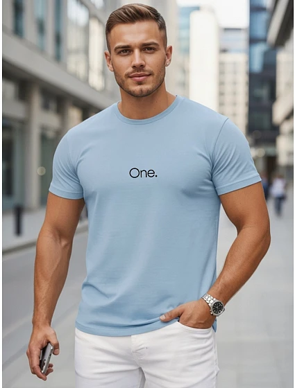 Tshirt męski z nadrukiem bawełniany  model 22214604 - FashionStreet