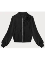 Černá mikina s růžemi model 19749911 - MADE IN ITALY