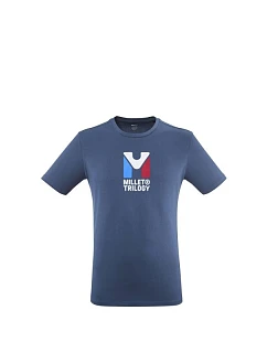 Tričko MILLET M Chamonix Tri Ts Ss tmavomodré