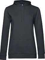 B&C #Hoodie /women Dámska mikina s kapucňou 01.W04W asfaltová