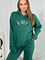 Bavlnená súprava s vyšívaným nápisom Paradise zelený